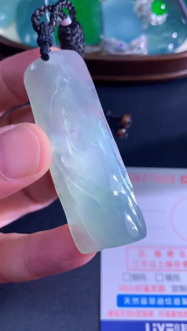 颈饰未镶嵌翡翠天然A货翡翠