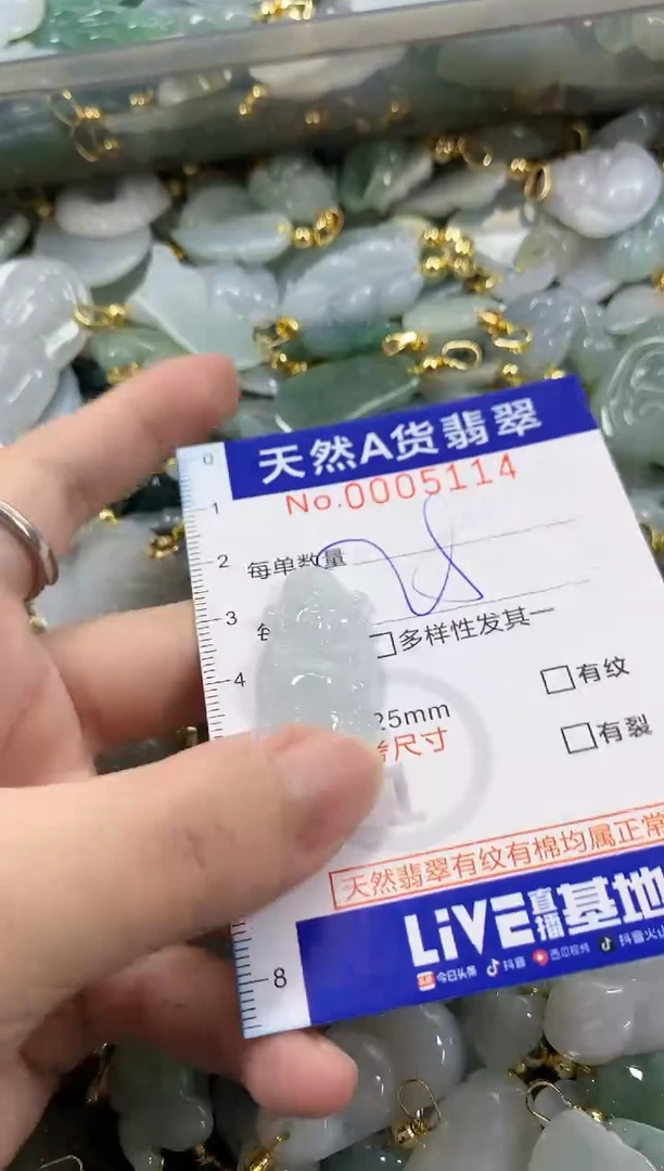 颈饰未镶嵌翡翠硬***️天然A货翡翠