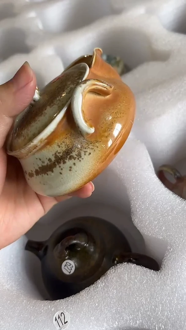 壶83号容量120-130ML壶中白泥