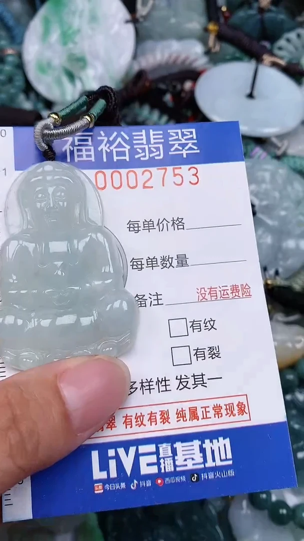 翡翠未镶嵌颈饰...0002753