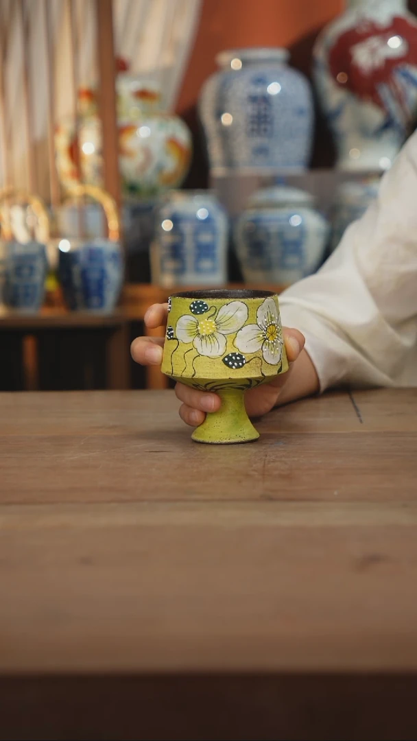 现代 景德镇设计师釉下手绘陶瓷餐具