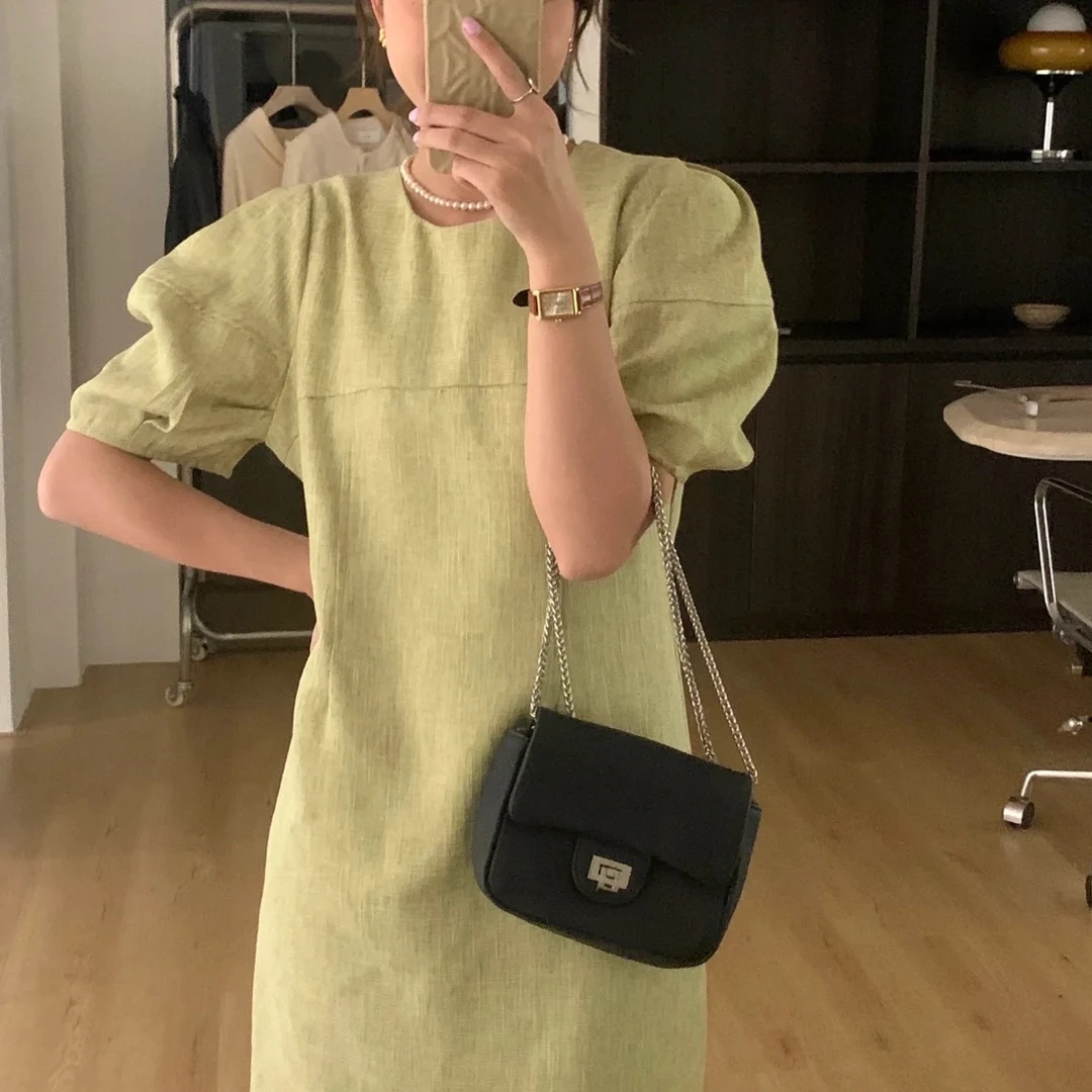 【491】夏天设计感宽松连衣裙显瘦女款