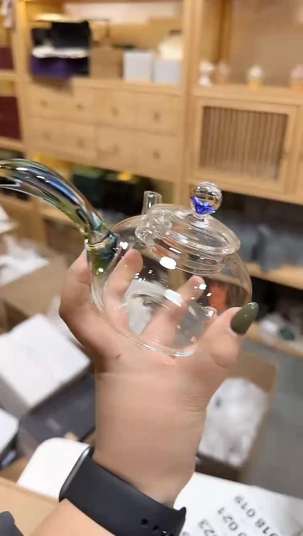 612号七彩侧把壶