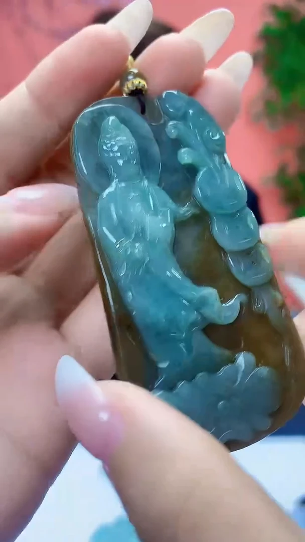未镶嵌定制翡翠5159ty-毛货挂件11