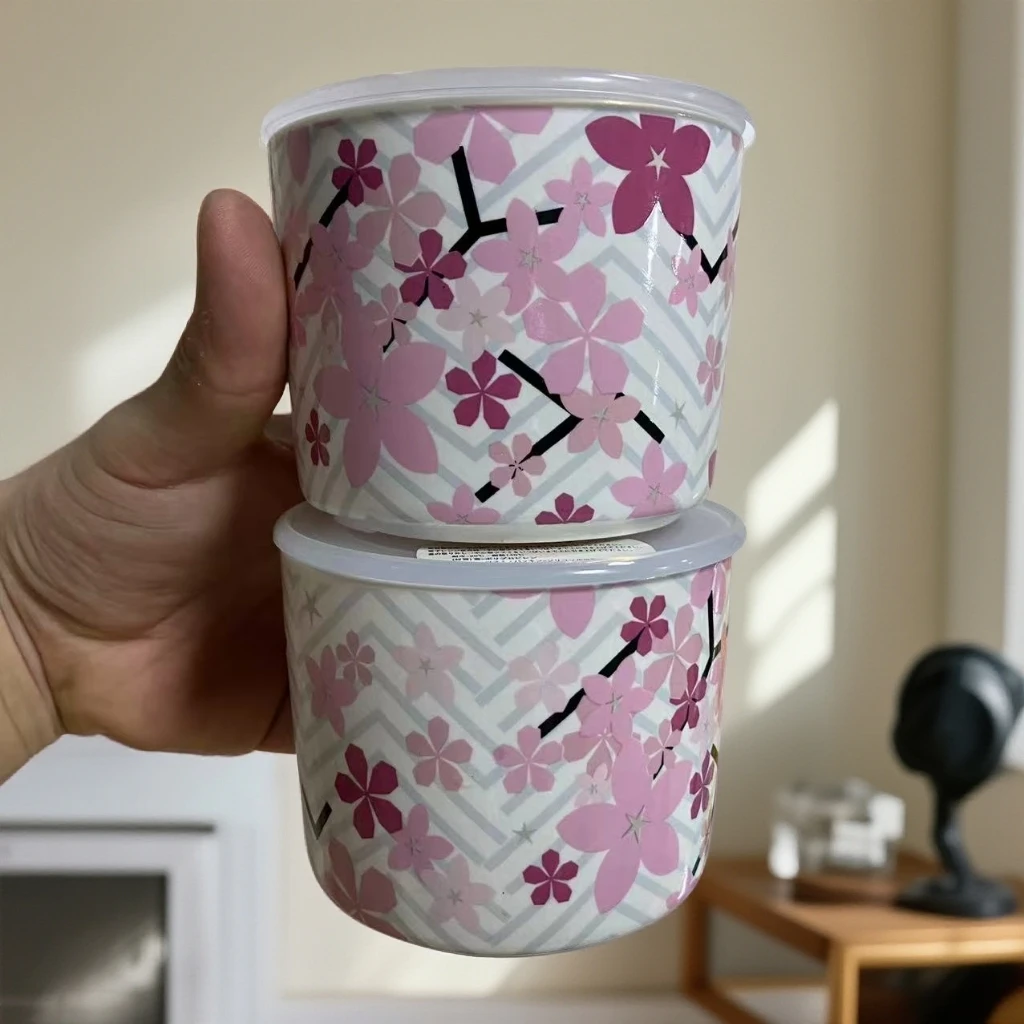 樱花保鲜碗4寸碗两个装