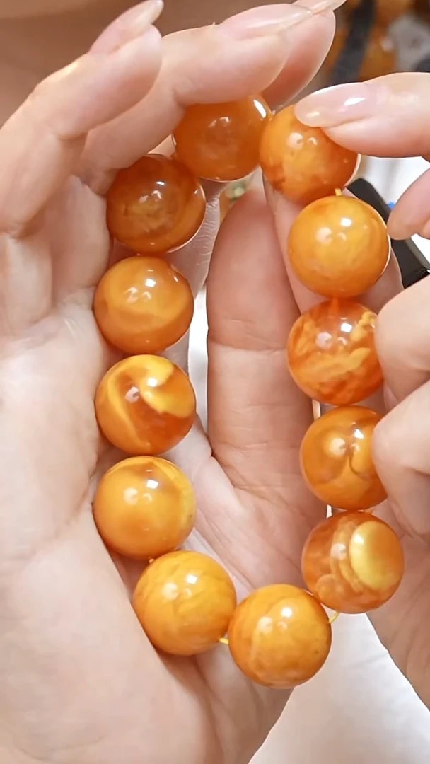 蜜蜡颈饰未镶嵌5121天然蜜蜡珠宝奇石云端妖孽石膏蜡全部保真