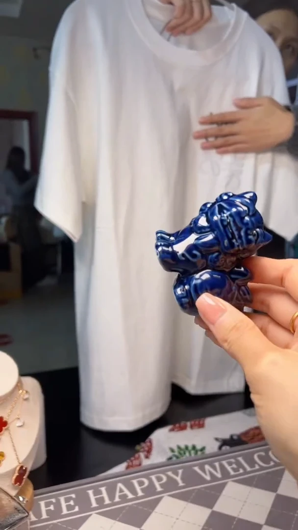 瓷片陶茶666文玩周边多人绿白罗m