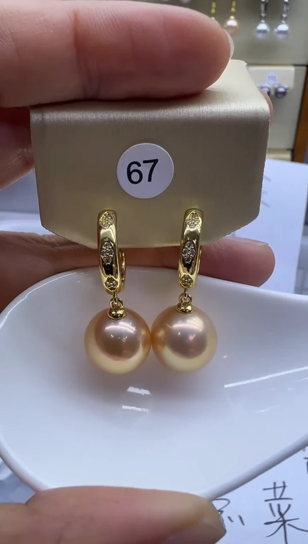 未镶嵌耳饰淡水珍珠67