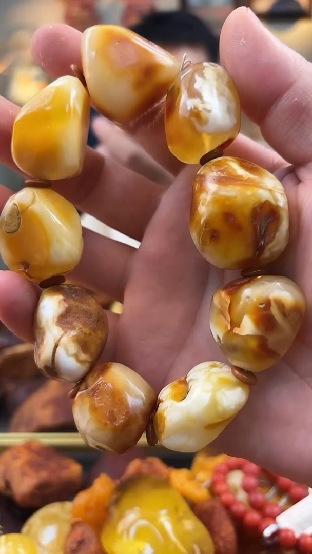 未镶嵌琥珀手串手串