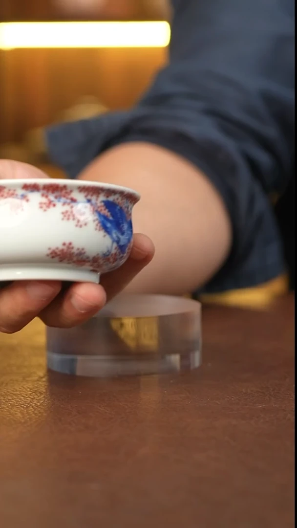 尼*松景德镇手工手绘杯