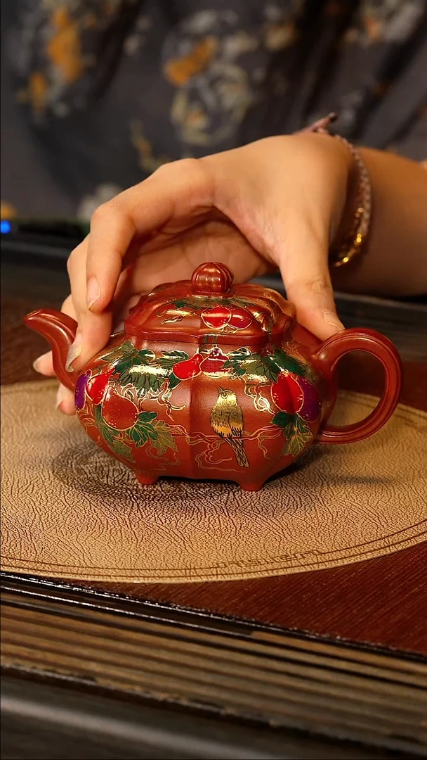 厚宜兴紫砂CH 鸣远朱砂 传炉
