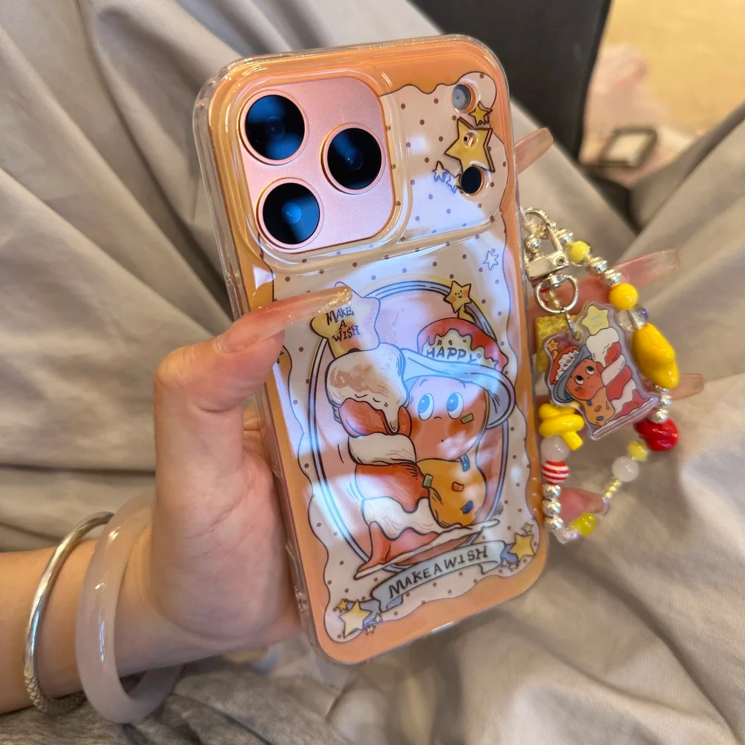 星星人插画适用苹果17promax手机壳16Pro/15/13/VIVO华为OPPO小米