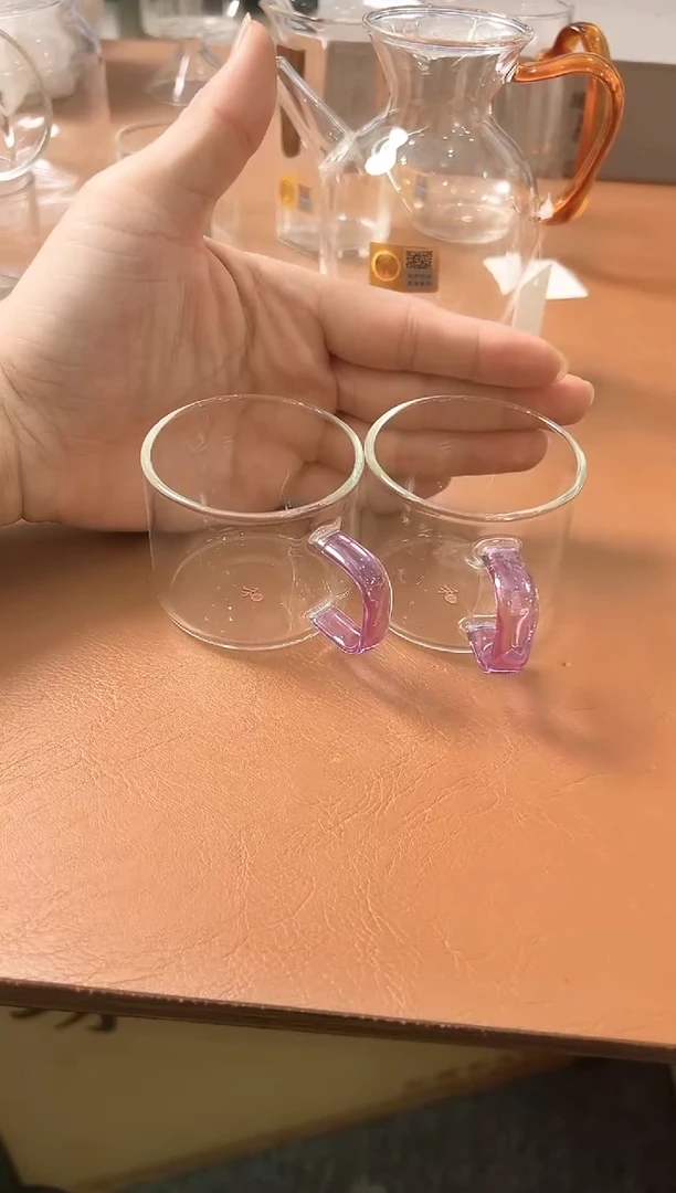 佳*萱禾器清禾杯浅紫色三对