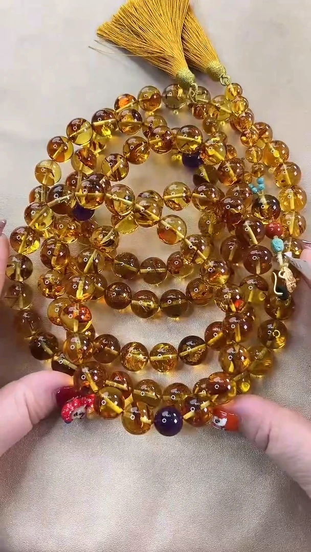 【闪购商品】琥珀颈饰未镶嵌项链