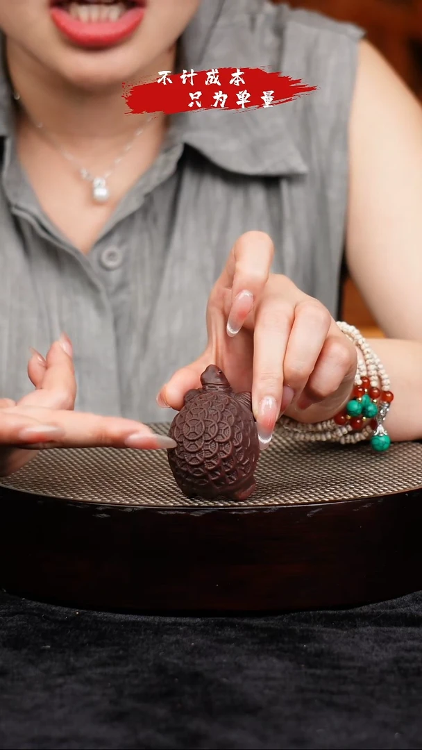 茶壶紫砂乌龟茶宠 小