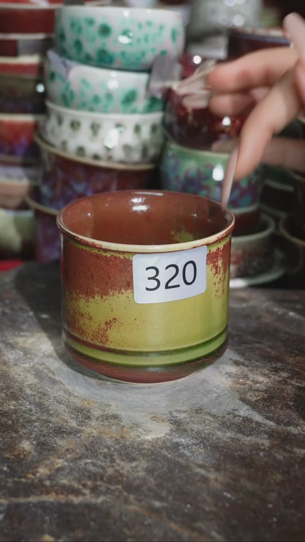 摆件精品窑变钧瓷茶器