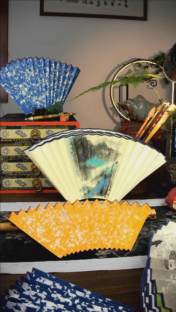 扇子手绘扇面  95  16  2.0