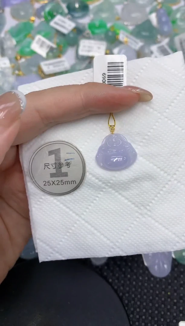 颈饰18K金镶嵌翡翠11111111