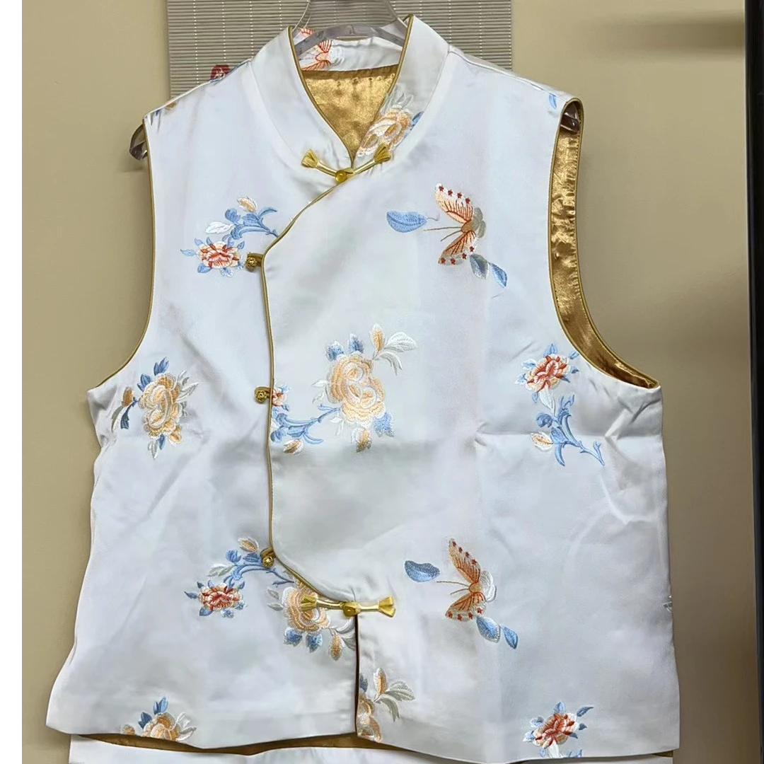 【格格马甲蝴蝶】早秋新款哥哥马甲刺绣款