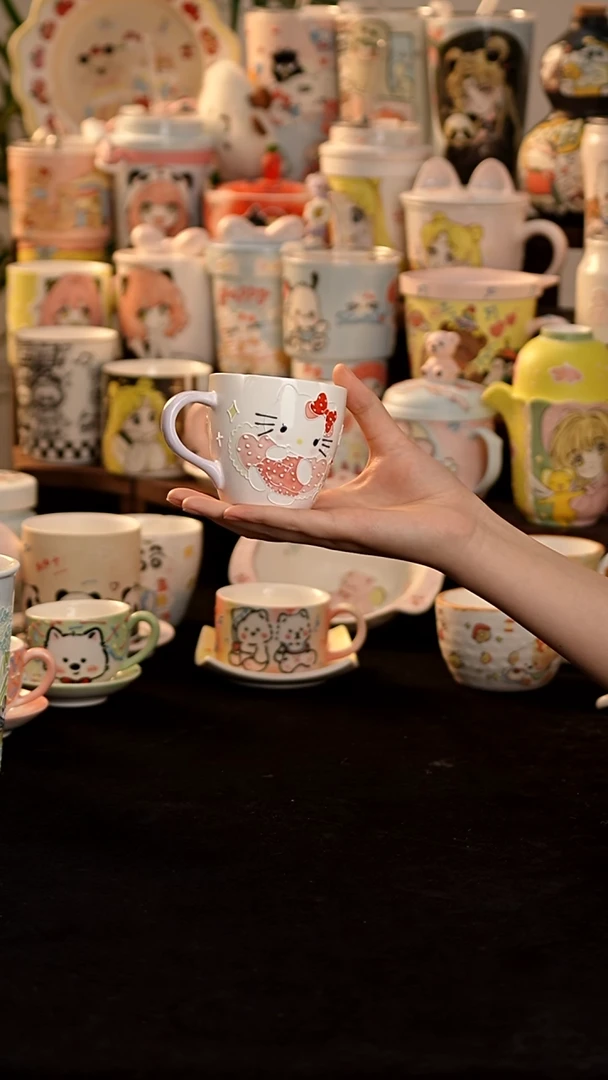 景德镇釉下彩手绘设计师款陶瓷