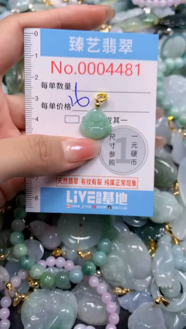 颈饰未镶嵌翡翠4481