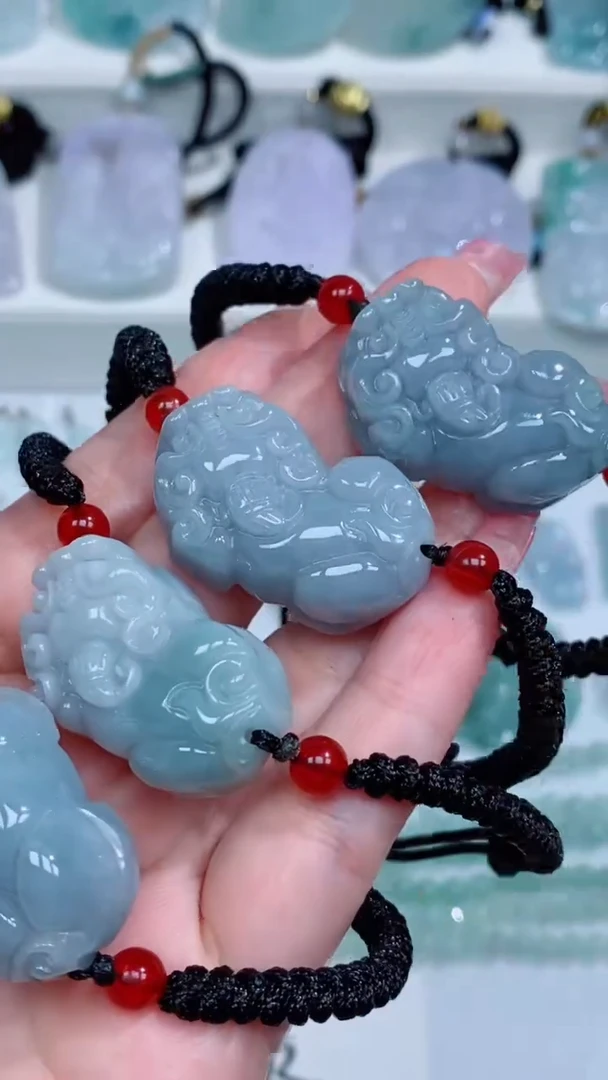 翡翠未镶嵌颈饰手绳吊坠团购多样性发一件