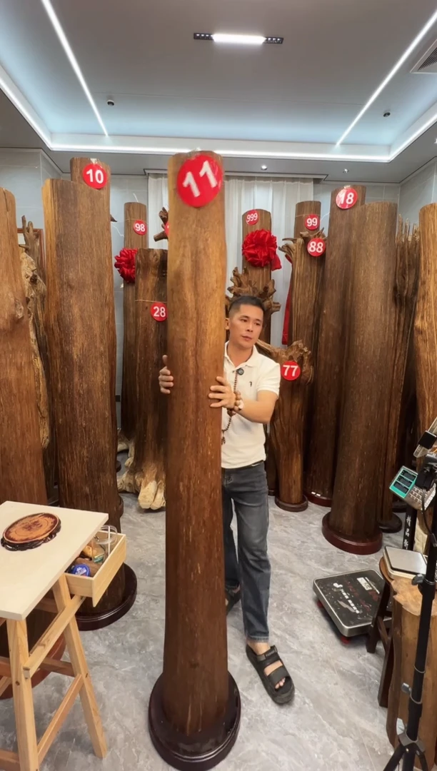 沉香摆件自**空沉香原料