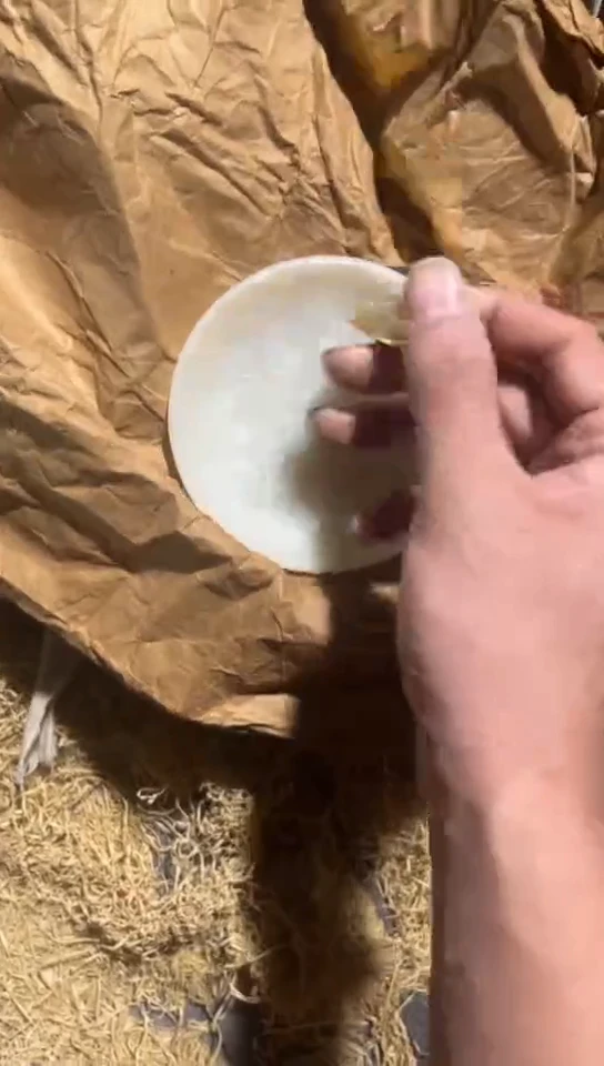 香榧木1个黑黑布布摆件链接三人盘带1圆（不带布）