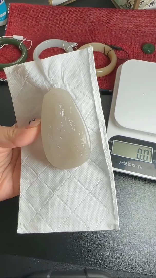 【闪购商品】和田玉颈饰未镶嵌WY0112058文殊/兔