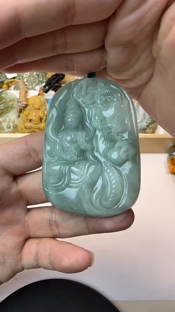 颈饰未镶嵌翡翠宁**远天然翡翠