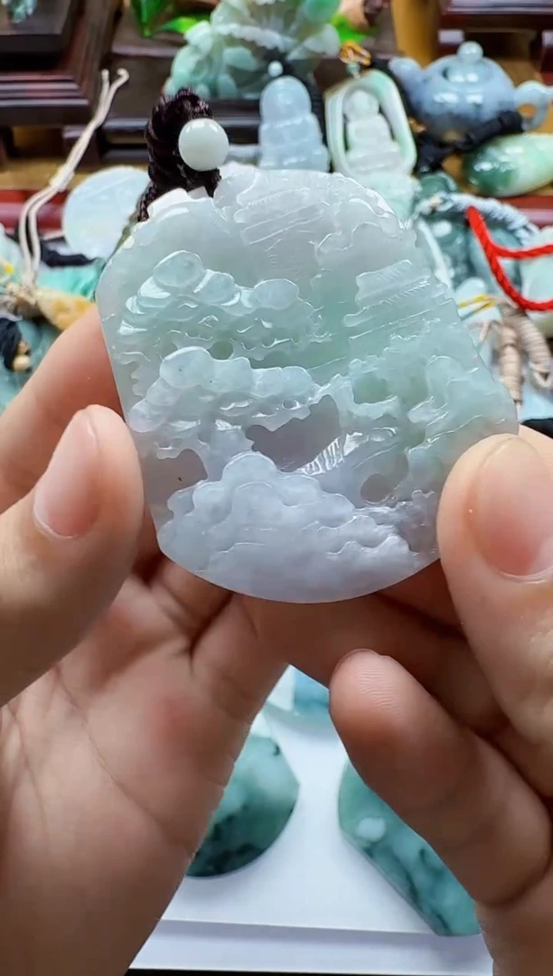 吊坠(不含链)未镶嵌翡翠1