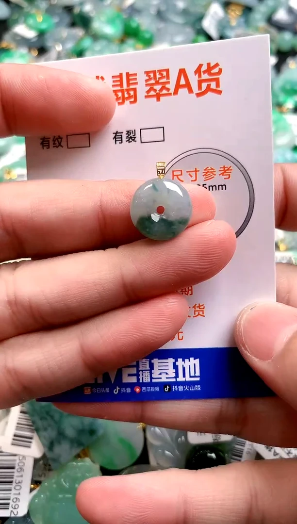 颈饰18K金镶嵌翡翠13003845