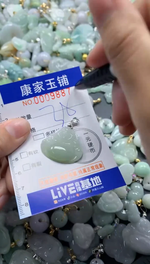 颈饰未镶嵌翡翠9887