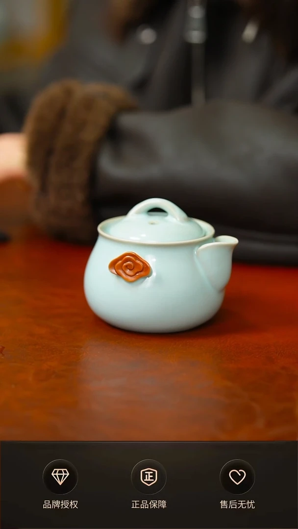 天青新品手抓壶不完美 简装