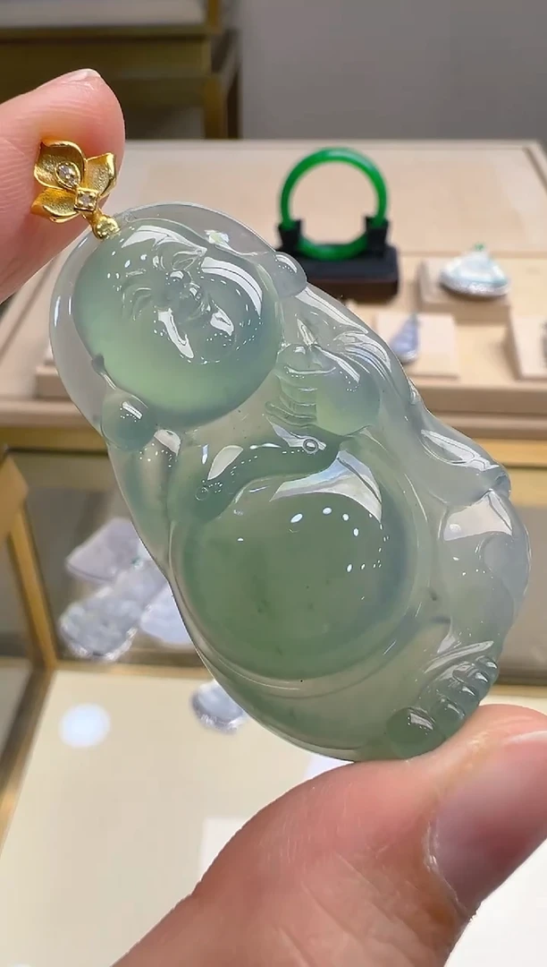 【闪购商品】翡翠吊坠(不含链)18K金镶嵌多样性团购发一件