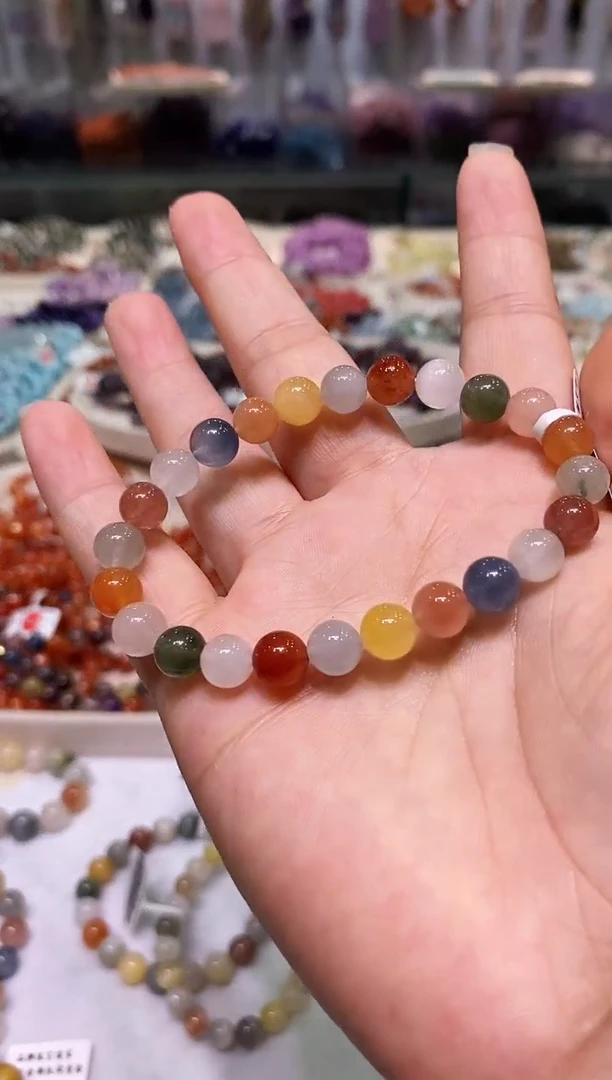 未镶嵌手链水晶多样性发其一兔毛7.5+