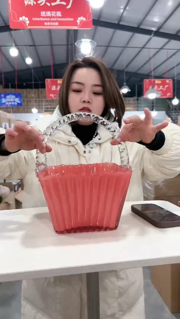 【闪购商品】玻璃于清花器L-早83