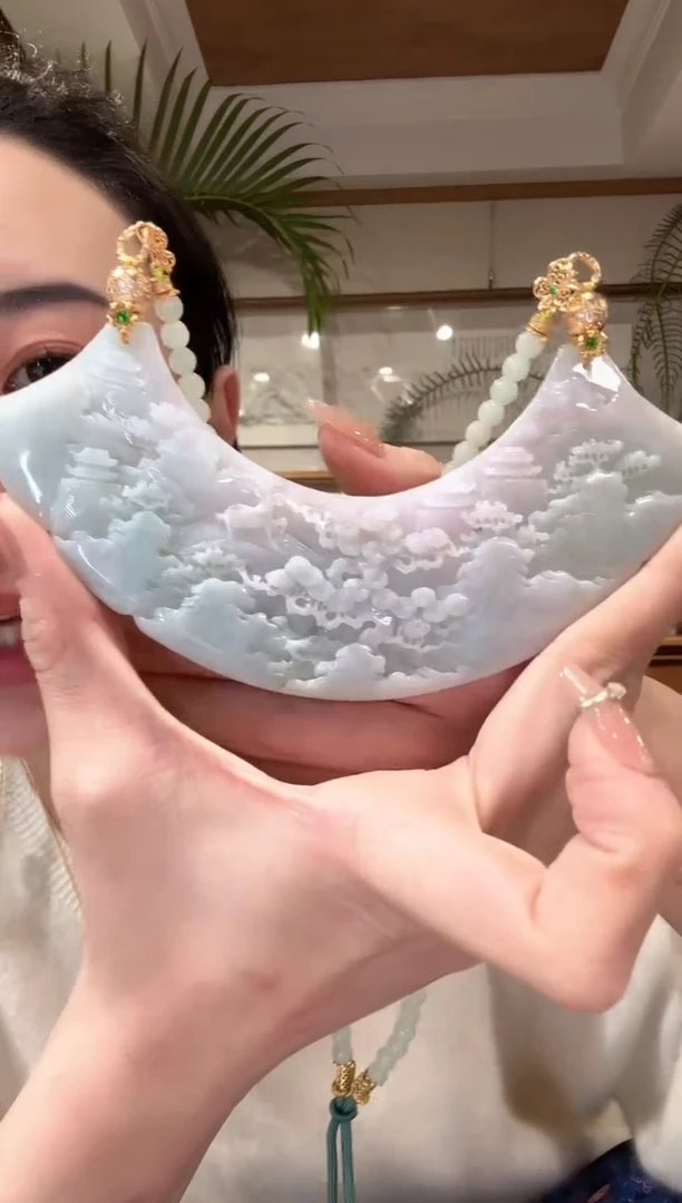 【闪购商品】翡翠颈饰未镶嵌国风