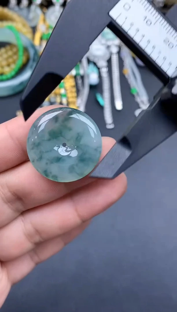 翡翠未镶嵌颈饰234-春日珠宝