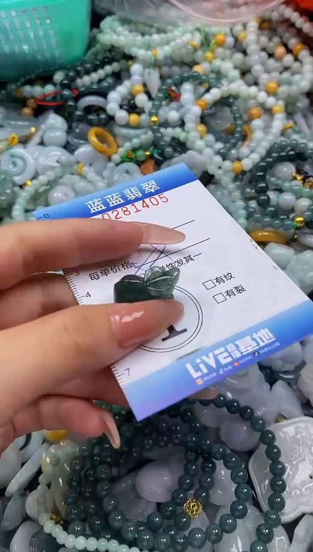 翡翠未镶嵌颈饰闪购0281405多样性发其一