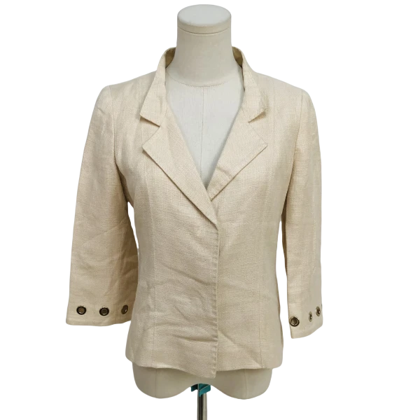 妃鱼/麦丝玛拉/亚麻/外套/95新/凡0708