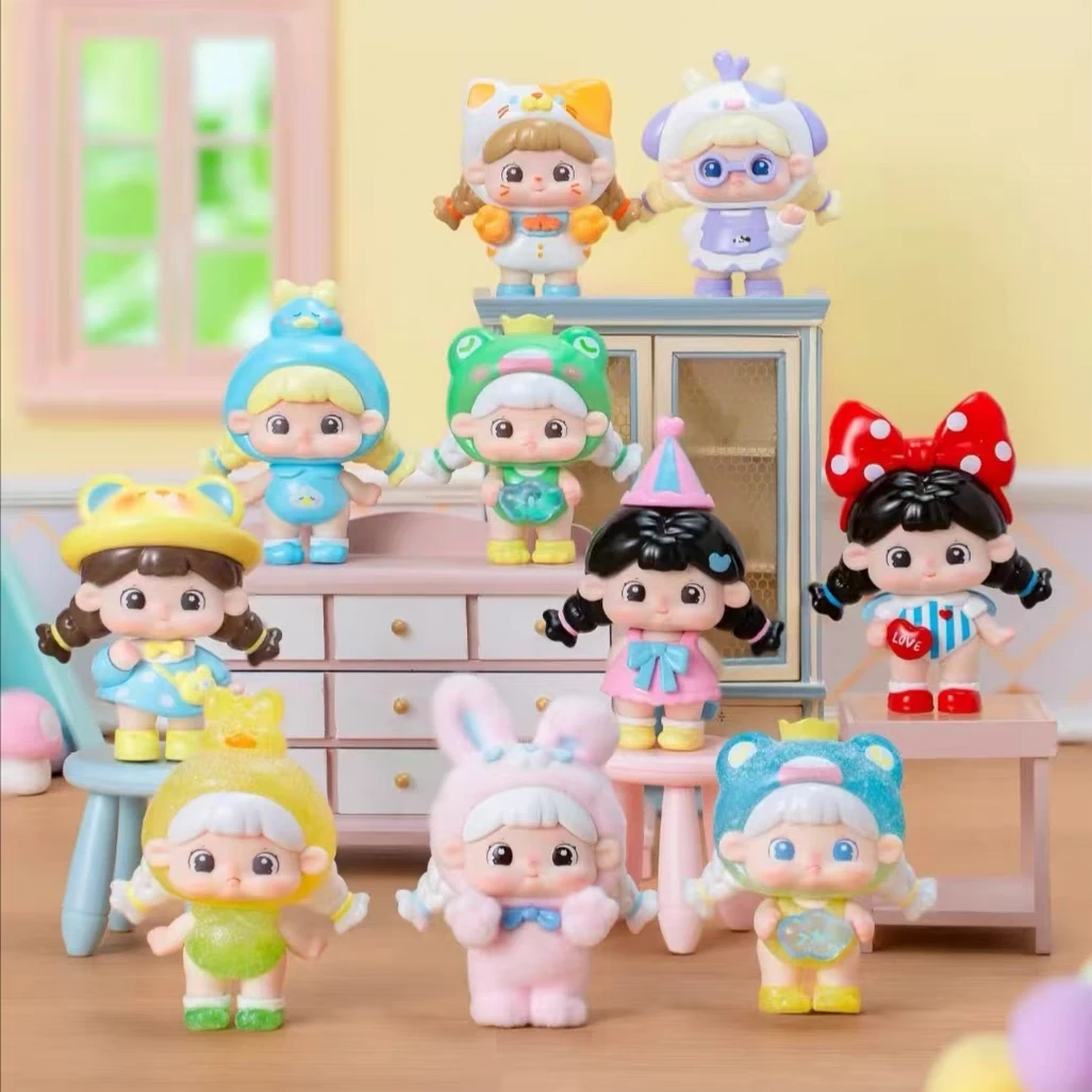 【拆盒】正版目及岛MJD-糖糖10颗糖mini盲盒可爱潮玩公仔