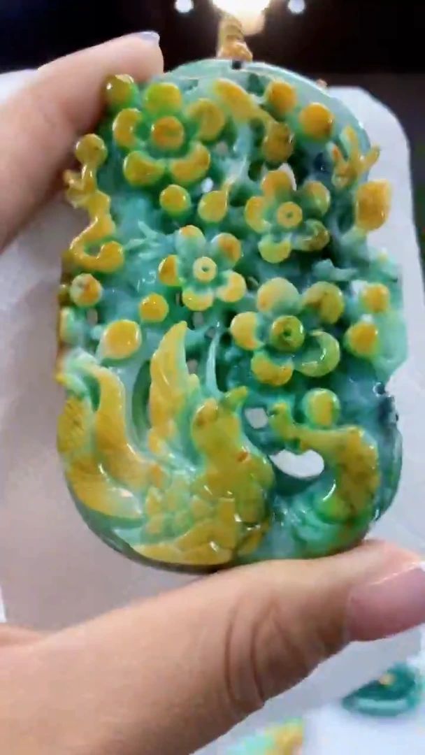 定制翡翠未镶嵌1015jj-毛货挂件57