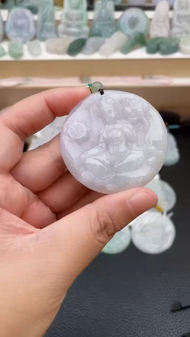 颈饰未镶嵌翡翠天然缅甸翡翠A货139