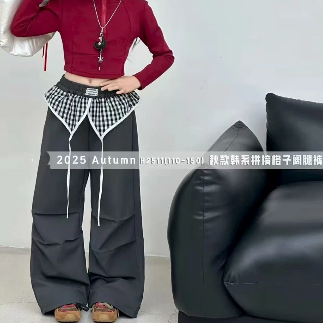 【线下品牌童装】韩版女童秋季洋气百搭休闲裤 252037