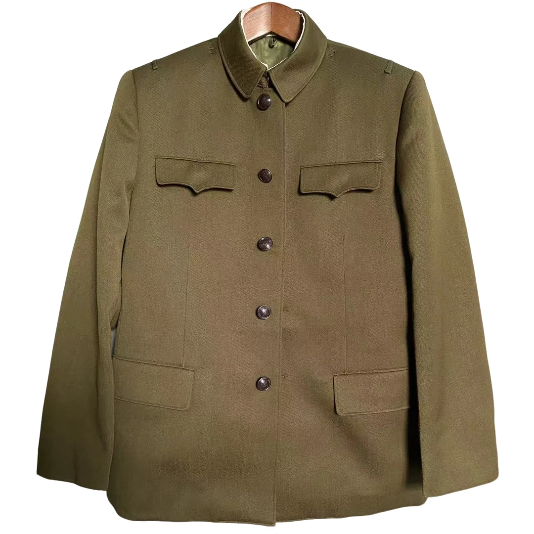 老55款马裤尼套装 经典老式中山服