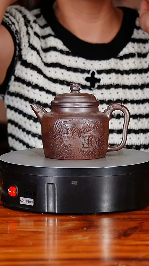 宜兴原矿紫砂壶茶壶350C