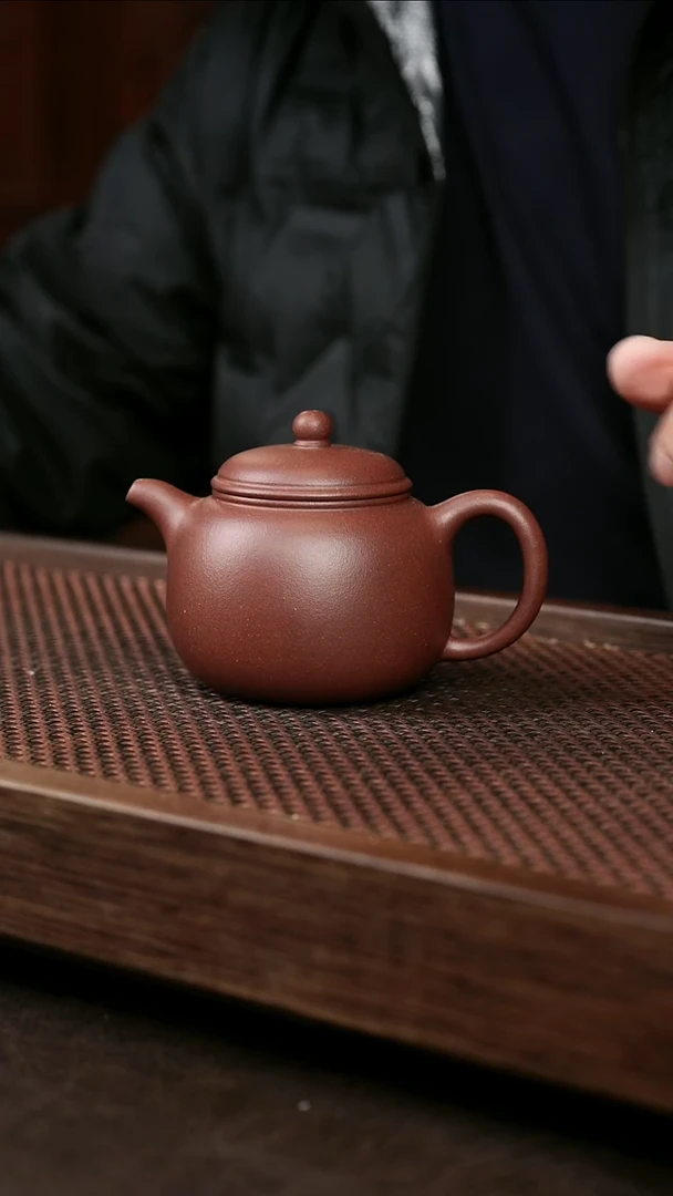 茶壶紫砂紫泥匏尊  大