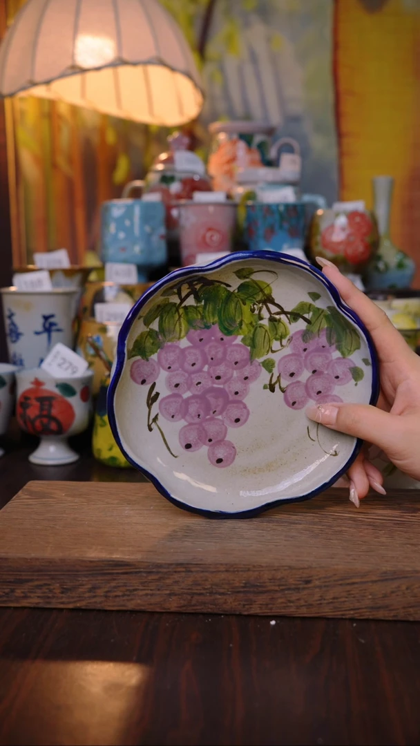 摆件泥垚手作 景德镇手工手绘器物