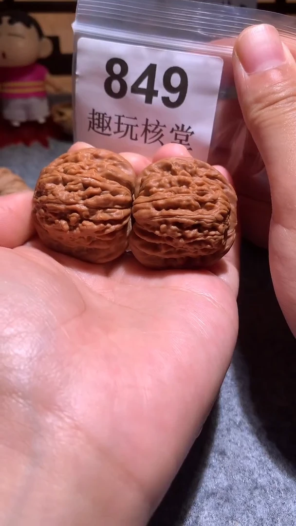 把件文玩核桃【趣玩核堂】849号，37左右汉高楼
